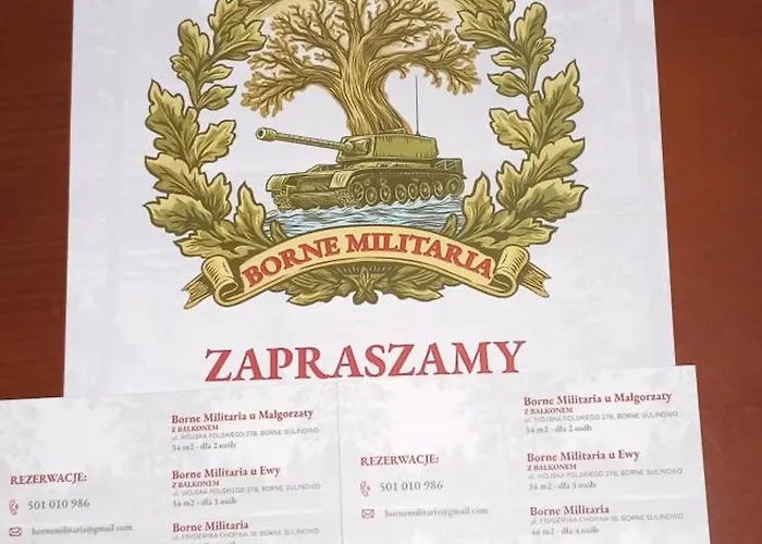 Апартаменты Borne Militaria Wygodne Mieszkanei Dla 5 Osob Борне-Сулиново
